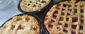 Delicious pies baked at Botto's Bakery in Portland, Maine